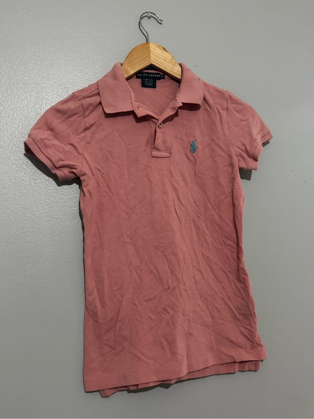 Ralph Lauren Women's Dusty Preppy Rose Academia Polo Shirt - Picture 3 of 5